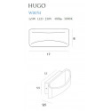 Sieninis šviestuvas HUGO juodas - 5 - 90,69 €