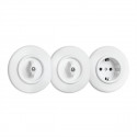 Apvalus kraštinis jungiklių rėmelis - 3 - 10,00 €