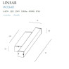 Sieninis šviestuvas LINEAR IP44 BLACK, 18W 4000K DIM - 2 - 131,16 €