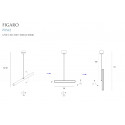 Pakabinamas šviestuvas FIGARO - 3 - 137,20 €