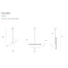 Pakabinamas šviestuvas FIGARO - 3 - 137,20 €