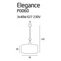 Pakabinamas šviestuvas ELEGANCE 45 cm - 4 - 157,43 €