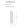 Sieninis šviestuvas FLORENCE žalvario - 5 - 158,59 €