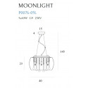Pakabinamas šviestuvas MOONLIGHT - 3 - 177,20 €