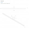 Sieninis šviestuvas FINGER 90 cm baltas IP54 - 4 - 185,35 €