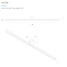 Sieninis šviestuvas FINGER 90 cm baltas IP54 - 4 - 185,35 €