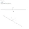 Sieninis šviestuvas FINGER ROUND 90 cm baltas IP54 - 3 - 185,35 €