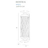 Sieninis šviestuvas MONTREAL CHROM - 4 - 273,24 €