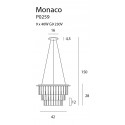 Pakabinamas šviestuvas MONACO Ø 42 cm - 3 - 328,83 €