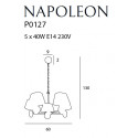 Pakabinamas šviestuvas NAPOLEON - 4 - 348,59 €