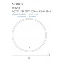 Apšviestas veidrodis Ø 80 cm, IP44, DIM - 6 - 388,13 €