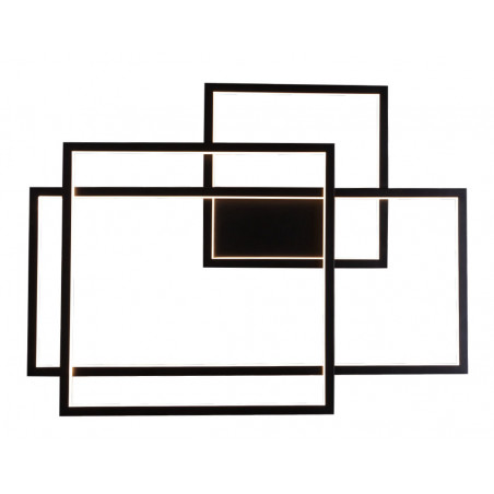 Sieninis šviestuvas LED GEOMETRIC juodas - 1 - 600,68 €