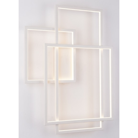 Sieninis šviestuvas LED GEOMETRIC baltas - 2 - 600,68 €