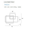 Sieninis šviestuvas LED GEOMETRIC baltas - 3 - 600,68 €