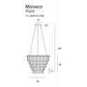 Pakabinamas šviestuvas MONACO Ø 60 cm - 4 - 600,68 €