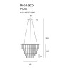 Pakabinamas šviestuvas MONACO Ø 60 cm - 4 - 600,68 €