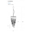 Pakabinamas šviestuvas GAMMA - 2 - 645,79 €