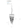 Pakabinamas šviestuvas GAMMA - 2 - 645,79 €