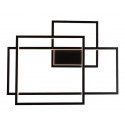 Sieninis šviestuvas LED GEOMETRIC juodas, DIM - 1 - 659,28 €