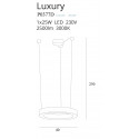 Pakabinamas šviestuvas LUXURY 40 CM auksinė, DIM - 4 - 737,19 €