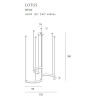 Pakabinamas šviestuvas LOTUS 40W auksinis - 4 - 813,93 €