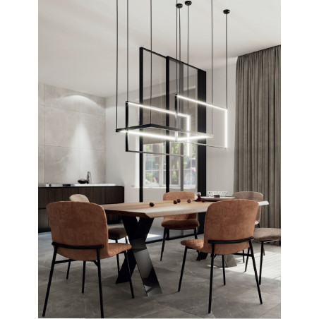 Pakabinamas šviestuvas GEOMETRIC juodas, DIM - 3 - 1 159,97 €