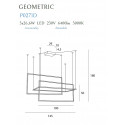 Pakabinamas šviestuvas GEOMETRIC juodas, DIM - 5 - 1 159,97 €