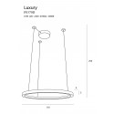 Pakabinamas šviestuvas LUXURY 110 CM auksinis, DIM - 5 - 2 069,71 €