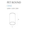 Lubinis šviestuvas PET ROUND NEW juodas - 2 - 15,11 €