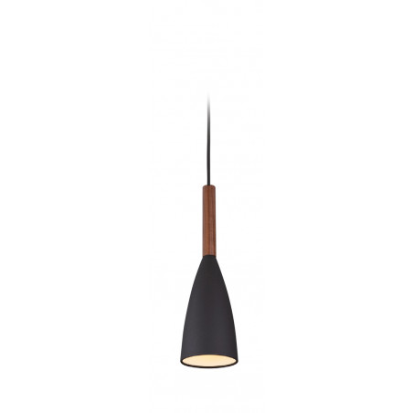 Pakabinamas šviestuvas SOFT 1 juodas - 2 - 69,30 €