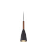 Pakabinamas šviestuvas SOFT 1 juodas - 2 - 69,30 €