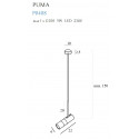 Pakabinamas šviestuvas PUMA 1 GU10 - 3 - 82,09 €