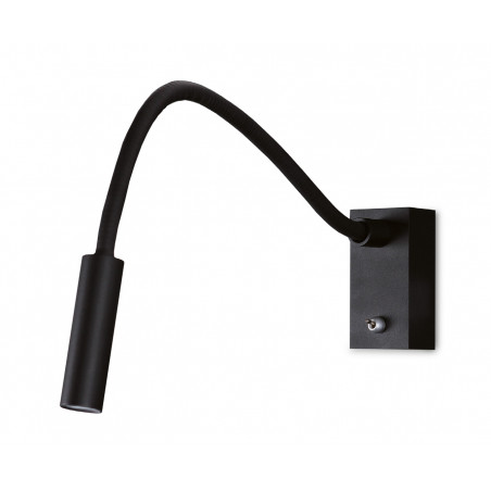 Sieninis šviestuvas RIDER juodas - 1 - 105,81 €