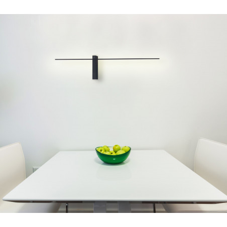 Sieninis šviestuvas SABRE 91 cm juodas - 3 - 111,62 €
