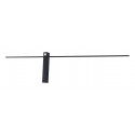 Sieninis šviestuvas SABRE 91 cm juodas - 1 - 111,62 €