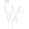 Pakabinamas šviestuvas SISTEMA III - 4 - 112,78 €
