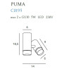 Lubinis šviestuvas PUMA 1 - 2 - 113,95 €