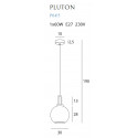Pakabinamas šviestuvas PLUTON - 5 - 116,04 €