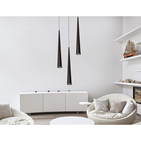 Pakabinamas šviestuvas SLIM juodas 60 - 3 - 115,81 €