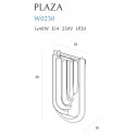 Sieninis šviestuvas PLAZA - 3 - 126,05 €