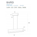 Pakabinamas šviestuvas RAPID, DIM - 4 - 220,22 €