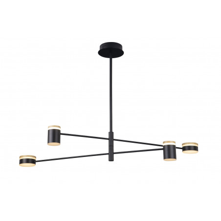 Pakabinamas šviestuvas PUMA LED 4x 7W BK/GD/WD - 1 - 230,23 €