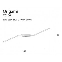 Lubinis šviestuvas ORIGAMI - 2 - 308,83 €