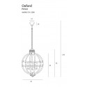 Pakabinamas šviestuvas OXFORD - 4 - 339,30 €