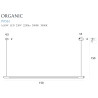 Pakabinamas šviestuvas ORGANIC HORIZON 150CM baltas - 2 - 363,71 €