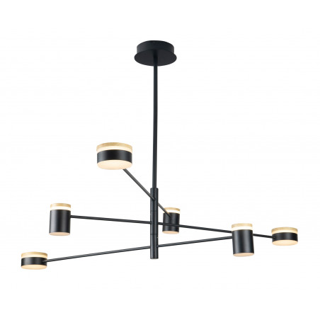 Pakabinamas šviestuvas PUMA LED 6x 7W BK/GD/WD - 1 - 371,85 €