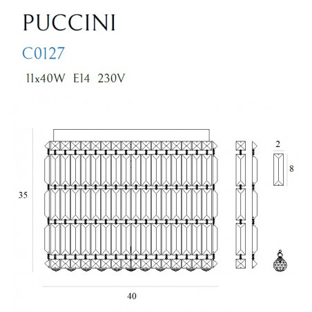 Plafonas PUCCINI 40cm - 4 - 459,52 €