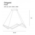 Pakabinamas šviestuvas didelis ORIGAMI - 3 - 486,03 €