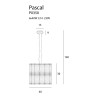 Pakabinamas šviestuvas PASCAL 40 cm - 3 - 583,47 €