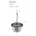 Pakabinamas šviestuvas PLAZA ∅ 52 cm - 4 - 690,68 €